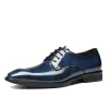 Mens Patent Leather Derby Dress Shoes