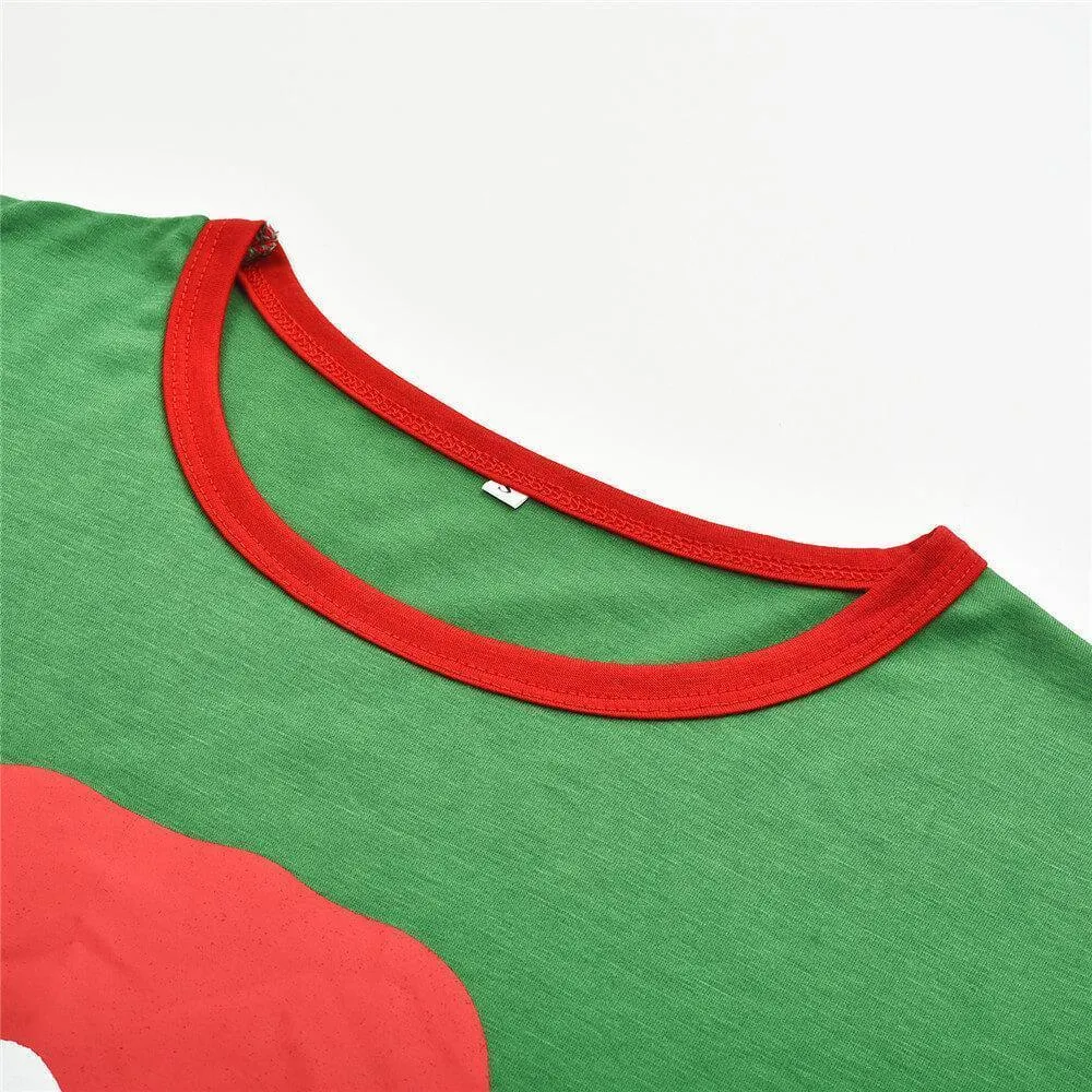 Christmas Hat Print Family Matching Pajamas Sets