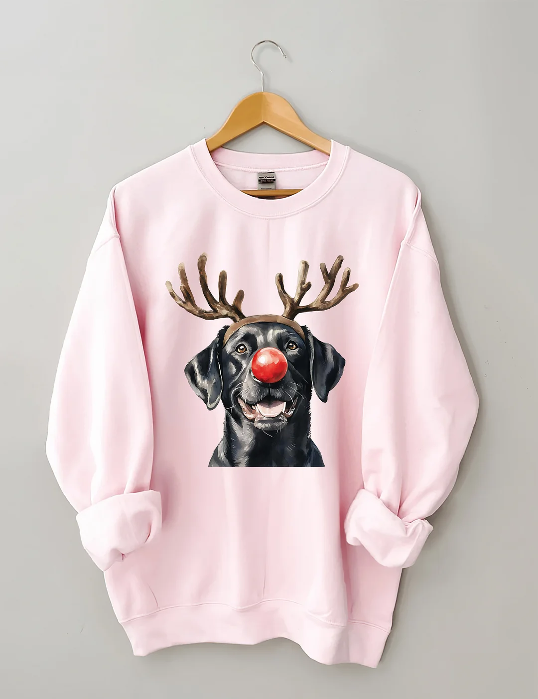 Christmas Black Lab Sweatshirt