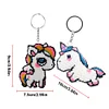 Bead Embroidery - 2Pcs Horse Bead Cross Stitch Keychain Kit