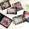 (US Local)6Pcs Birthday Cake DIY Diamond Painting Card Diamond Drawing Card for Friends