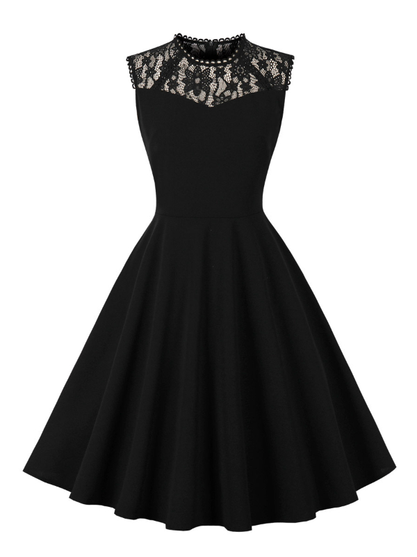Lace Sleeveless Chic Dress
