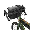 8L Bike Front Bag Waterproof Touch Screen Phone Handlebar Bag for Camping