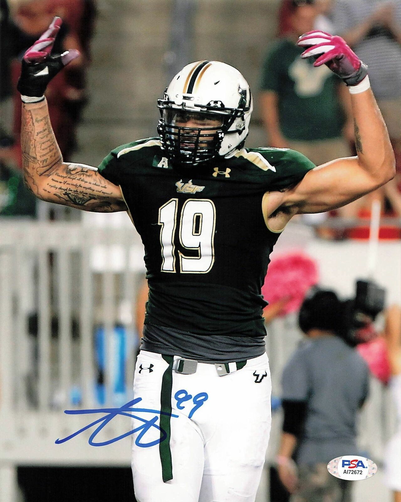 AARON LYNCH signed 8x10 Photo Poster painting PSA/DNA South Florida Bulls Autographed