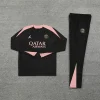 2024/2025 Psg Paris Saint-Germain Half-Pull Training Suit Black-Pink Jersey 1:1 Thai Quality