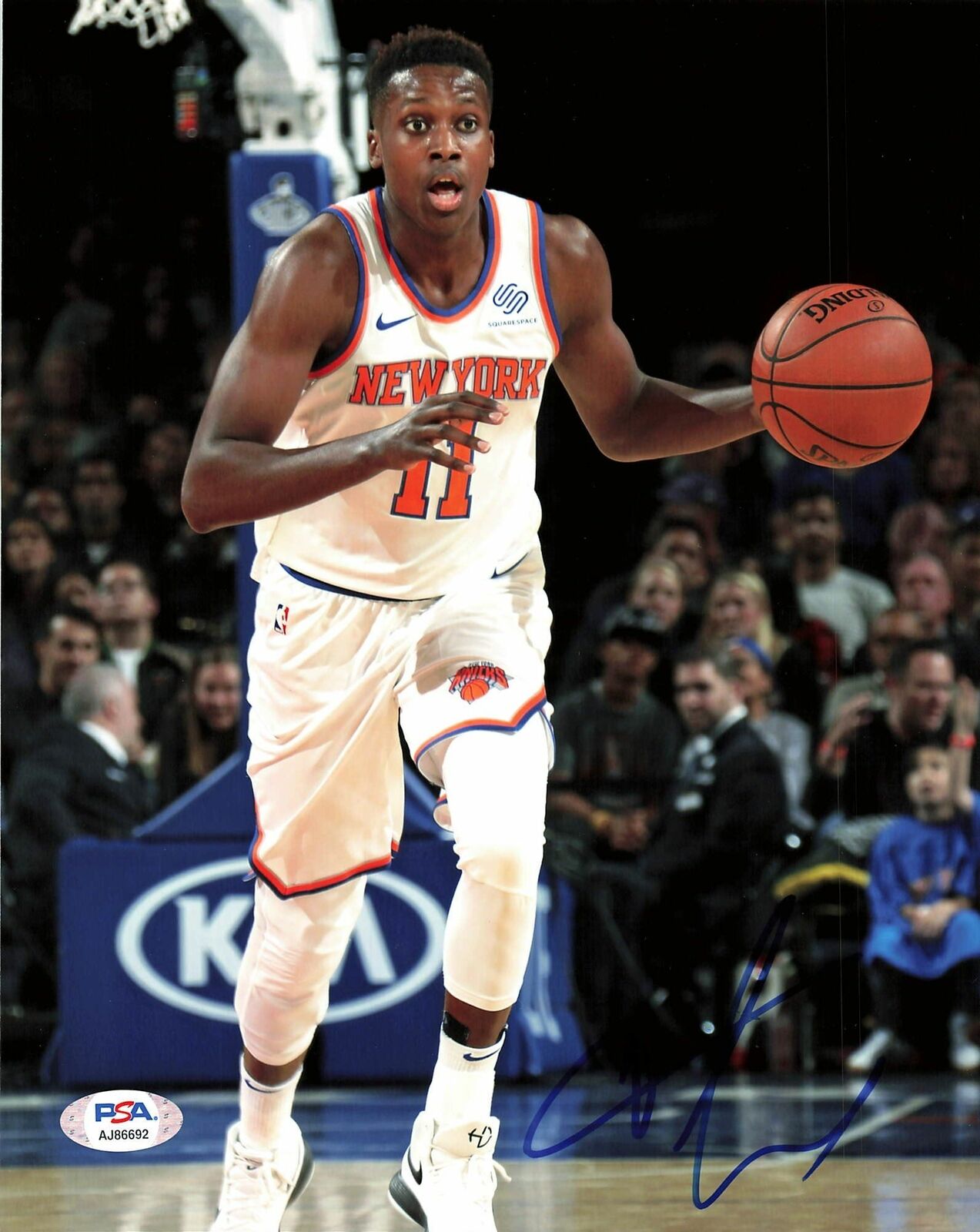 Frank Ntilikina signed 8x10 Photo Poster painting PSA/DNA New York Knicks Autographed