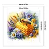 Bees And Flowers-11CT Stamped Cross Stitch 40*40cm/15.75*15.75in tapestrymarket