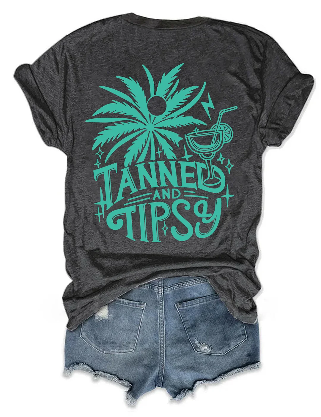 Tanned And Tipsy Beach Summer T-shirt