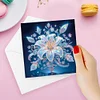 6Pcs DIY Mandala Flower Diamond Painting Greeting Card
