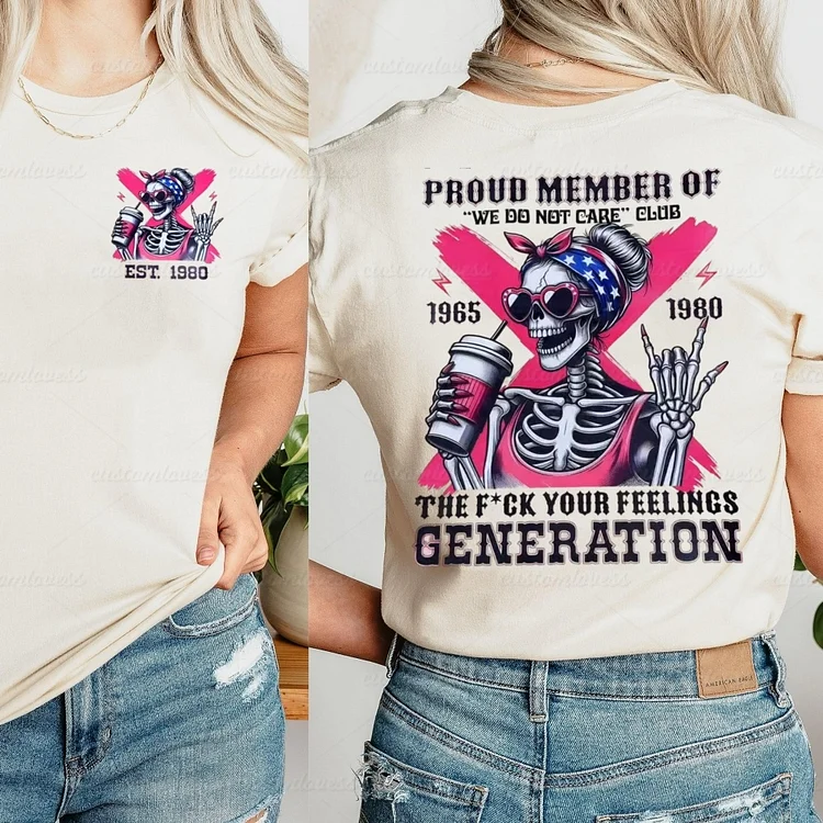 Custom We Do Not Care WDNC CLUB Women T-shirt