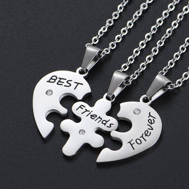 Loveyoufancy BFF Heart Necklace for 3 at Loveyoufancy