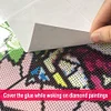 50pcs Pack DIY Diamond Painting Tools Accessories Release Paper Diamond Painting Cover Replacement Convenient