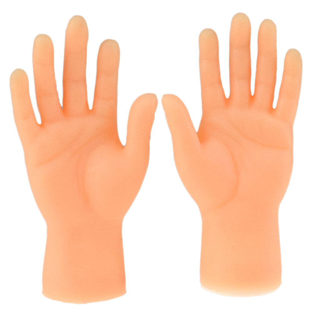 

1 Pair Novelty Fingers Cover Kids Toys Palm Puppet Left Right Hand Models, 501 Original