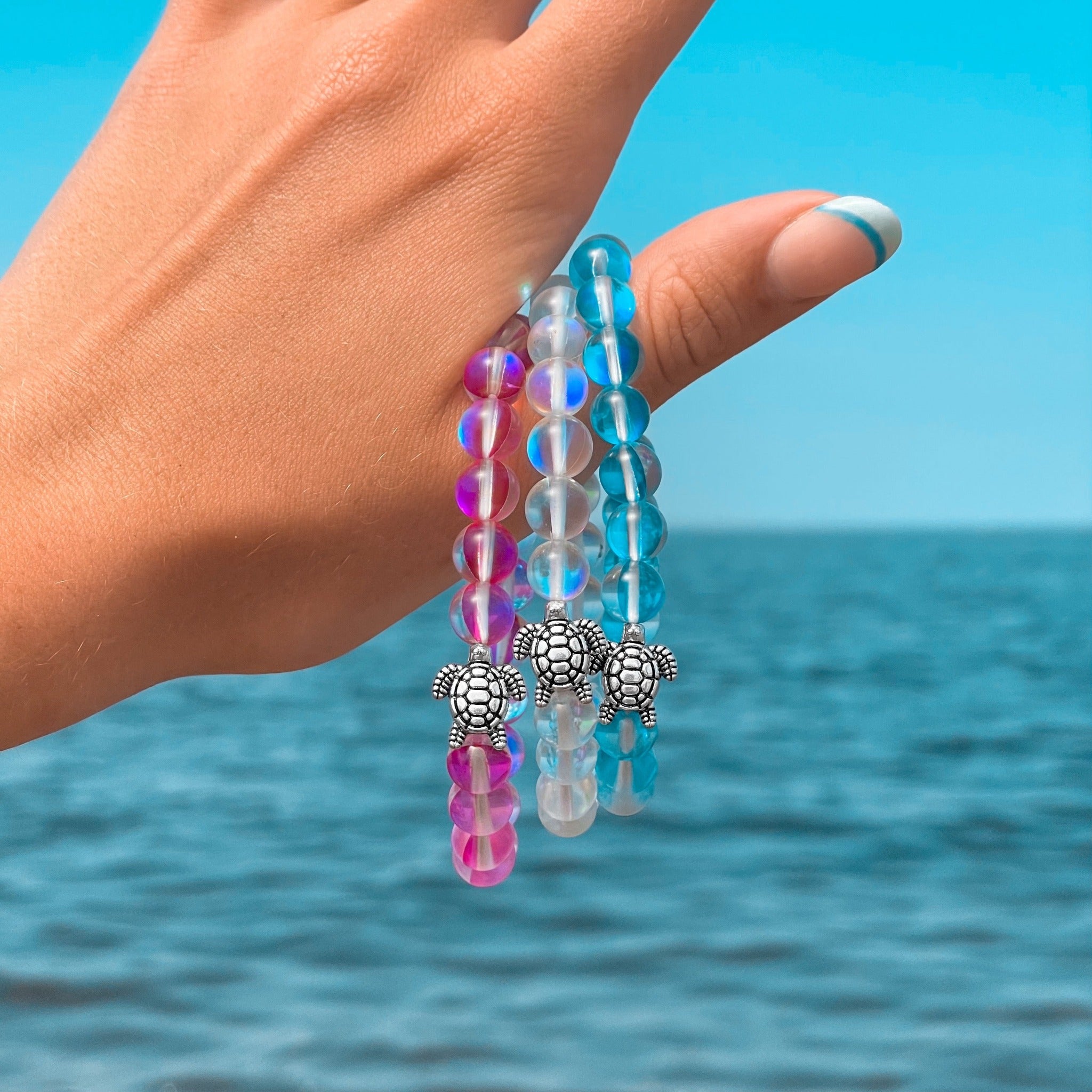 Sea Turtle Crystal Bracelet