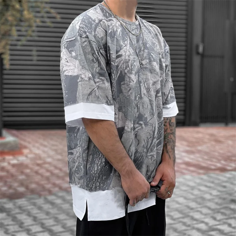 Men's Floral Print T-shirt