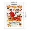 Hot Cocoa Coffee Bar-11CT Stamped Cross Stitch 40*60cm (Big Size)