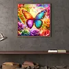 Diamond Painting -DIY Round Drill Colorful Butterfly(40x40cm)