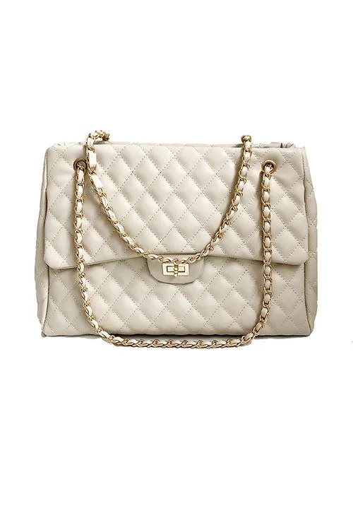 Paris Premier Quilted Tote Bag