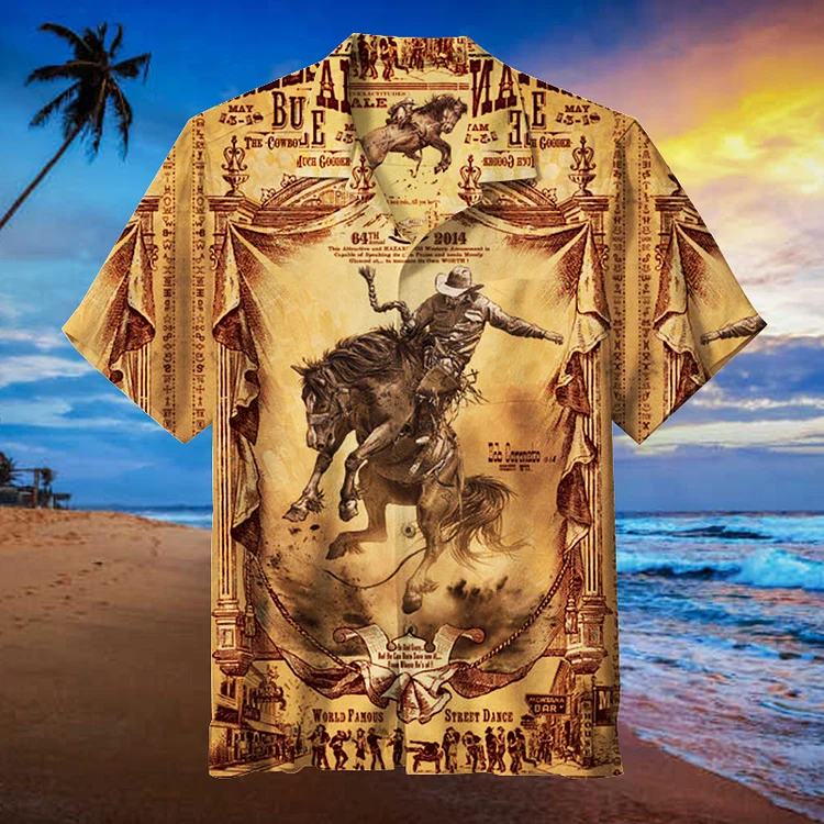 Cowboy Rodeo Performance | Unisex Hawaiian Shirt