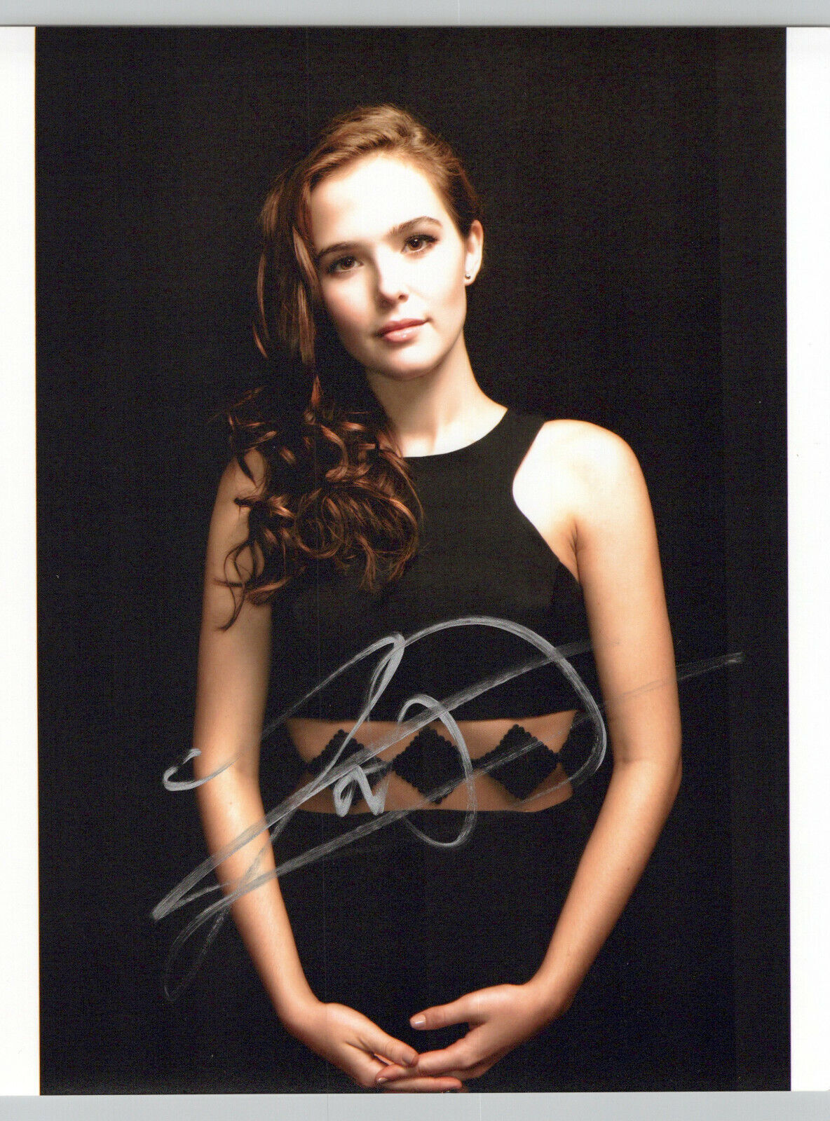 Zoey Deutch glamour shot autographed Photo Poster painting signed 8x10 #5