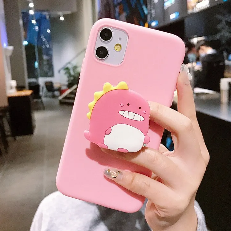 3D Cute Cartoon Dinosaur soft case For Huawei P20 Lite P40 P30 Pro P50 P9 Lite 2017 Cover P Smart 2019 2020 Y5P Y6 Y7 Y9 2019