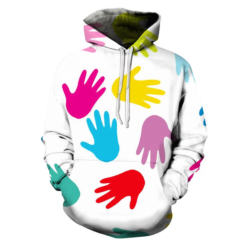 Autism Hands 3D - Sweatshirt, Hoodie, Pullover - Support Autism Awareness Movement My 3D Hoodie