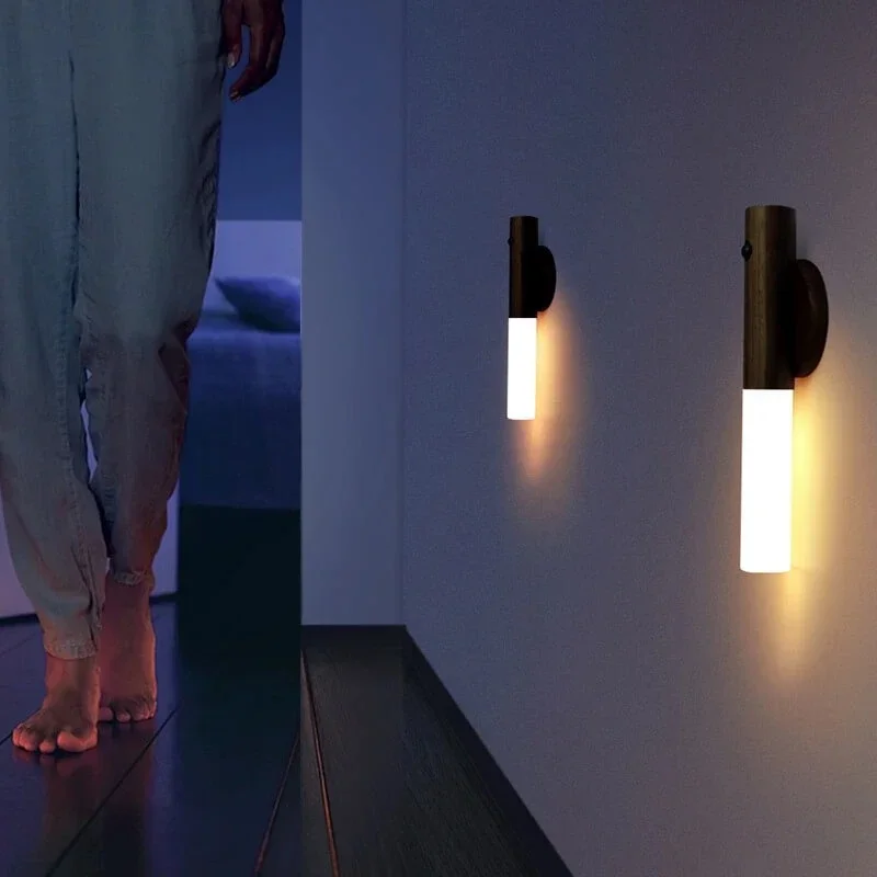 Intelligent Body Sensor Rechargeable Night Light Stick Wall Lamp