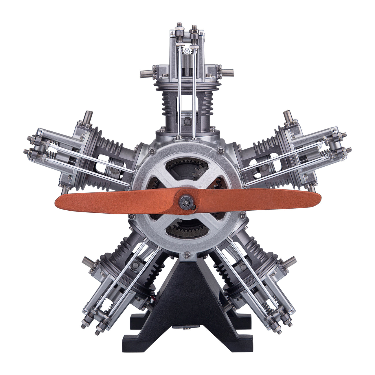 5 Cylinder Radial Engine Model Kit - 1:6 Full Metal Aircraft Engine  - Build Your Own Radial Engine