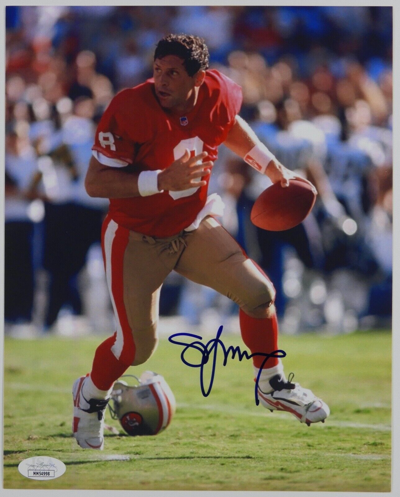 Steve Young JSA Autograph Signed 8 x 10 Photo Poster painting San Francisco 49ers Football