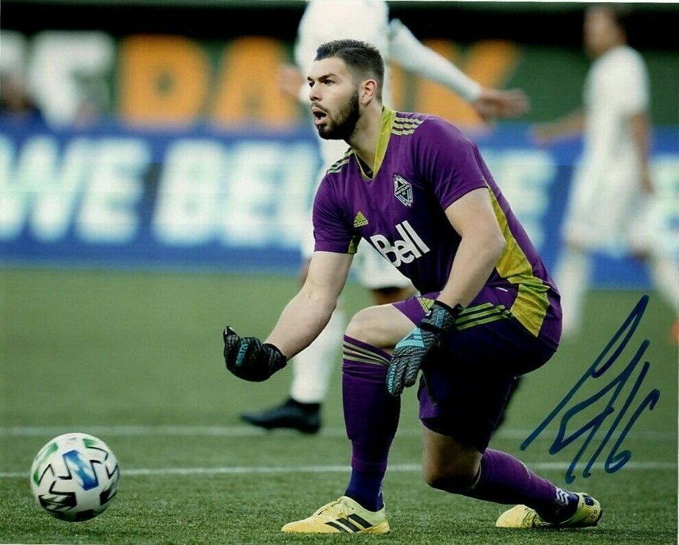 Vancouver Whitecaps Maxime Crepeau Autographed Signed 8x10 MLS Photo Poster painting COA #3