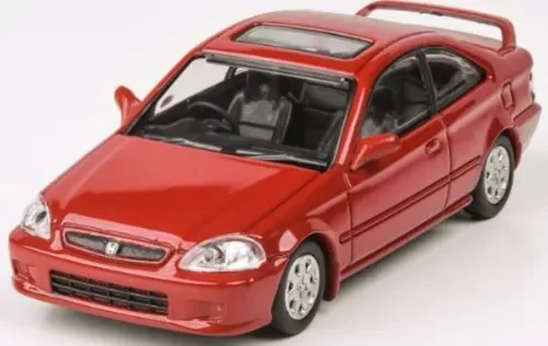 Dronehint Paragon 1/64 Honda Civic Si Milano Red 1999 (High Quality) MODEL CAR Toy