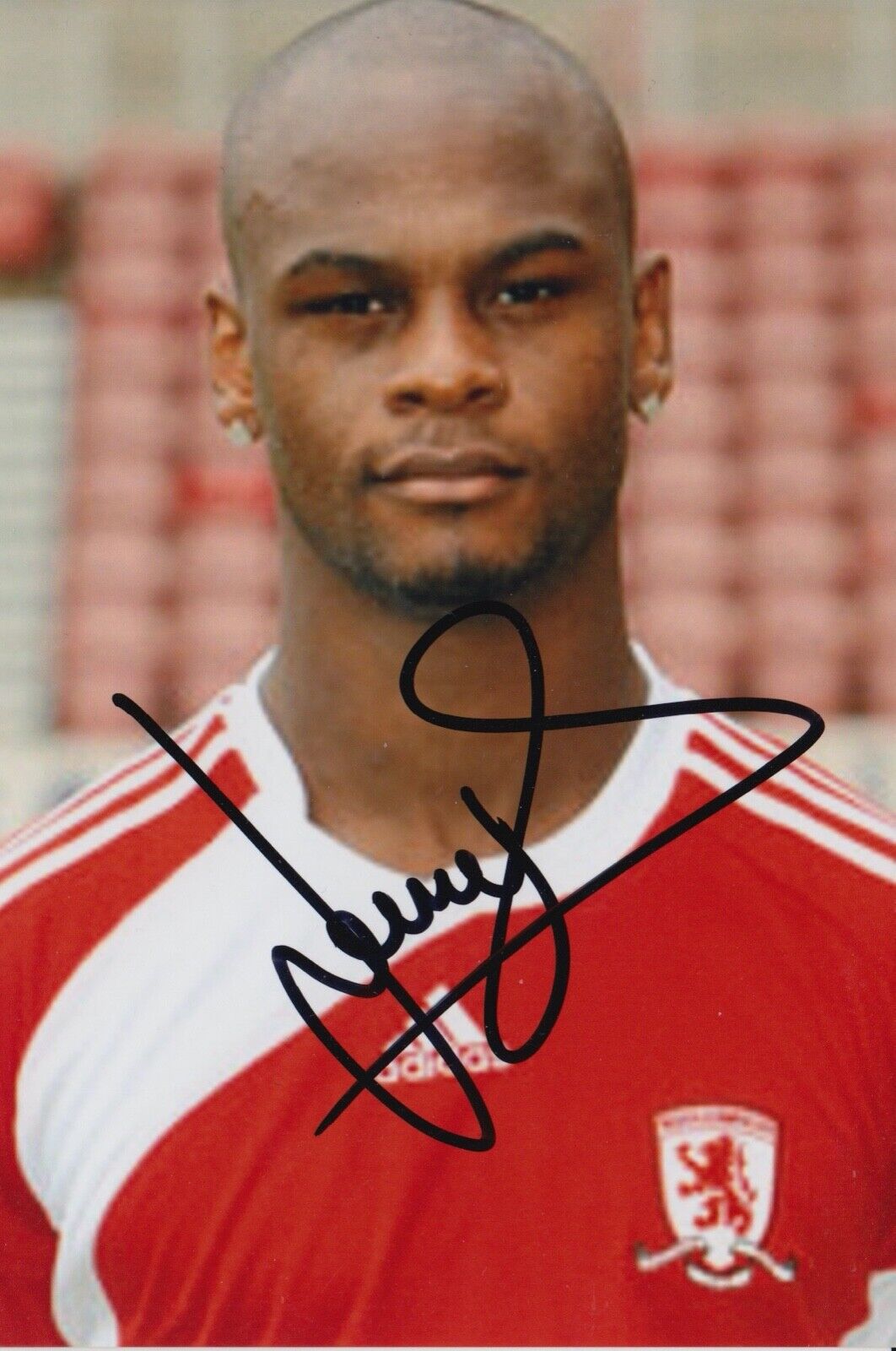 LEROY LITA HAND SIGNED 6X4 Photo Poster painting - FOOTBALL AUTOGRAPH - MIDDLESBROUGH 1.