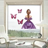 40pcs Butterfly Girl Diamond Painting Window Sticker Crystal Diamond Sticker Kit