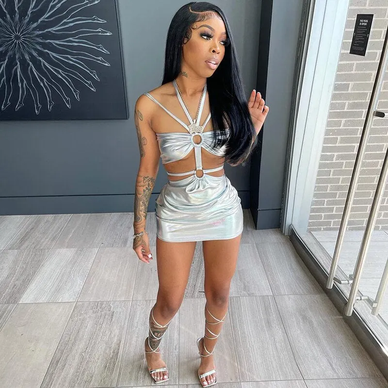 Hawthaw Women Robe Sexy Autumn Party Club Bodycon Strap Mini Dress Vestidos De Fiesta 2021 Fall Wholesale Lots Bulk Clothes