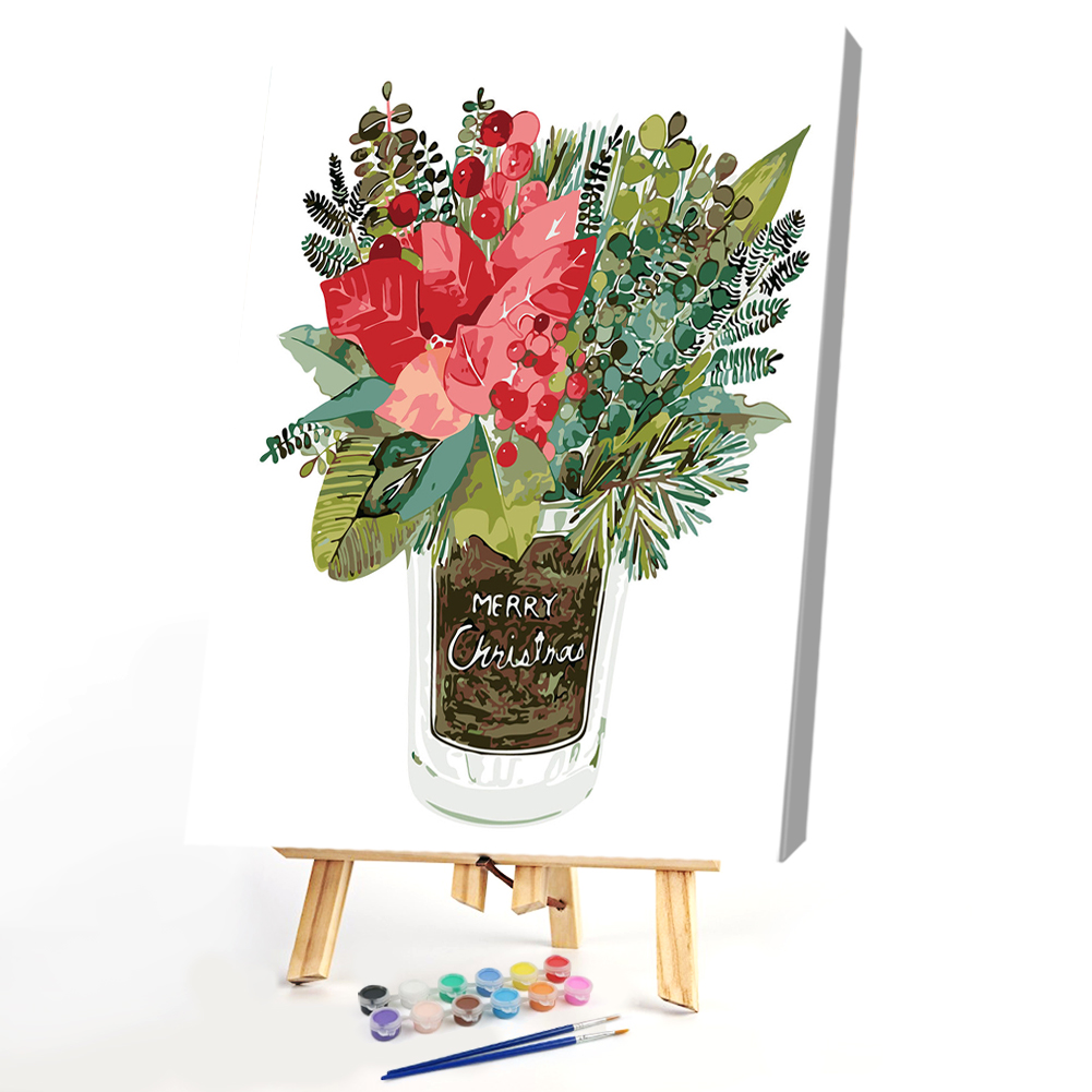 

40*50CM - Paint By Numbers - Flowers, 501 Original