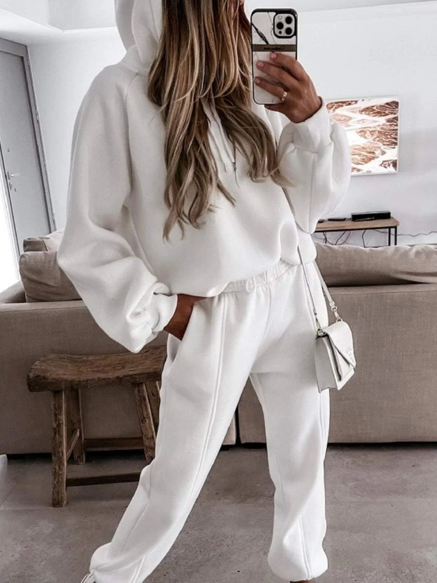 Sports and Leisure Hooded Sweater Suit