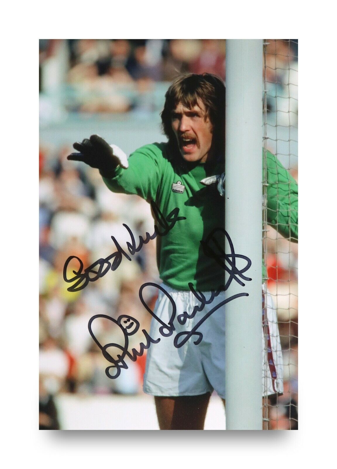 Phil Parkes Signed 6x4 Photo Poster painting West Ham United Goalkeeper England Autograph + COA