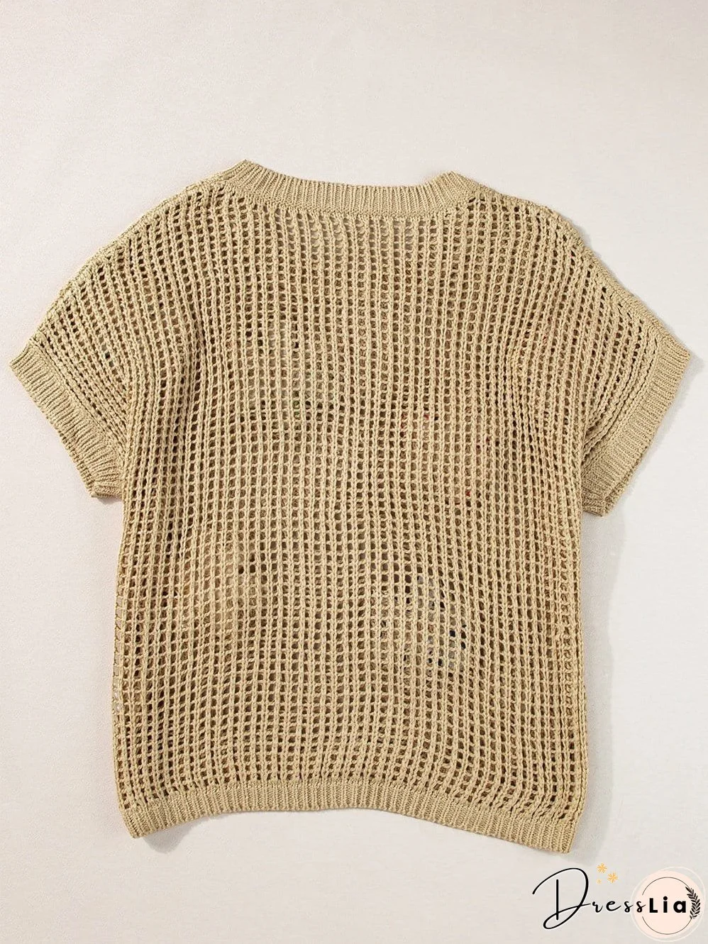 Colorful Flower Appliqu&eacute; Knitted Sweater