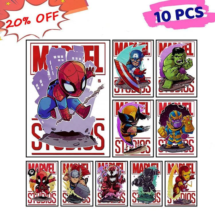 Marvel Heroes 40*50(Canvas) Full Round Drill Diamond Painting gbfke