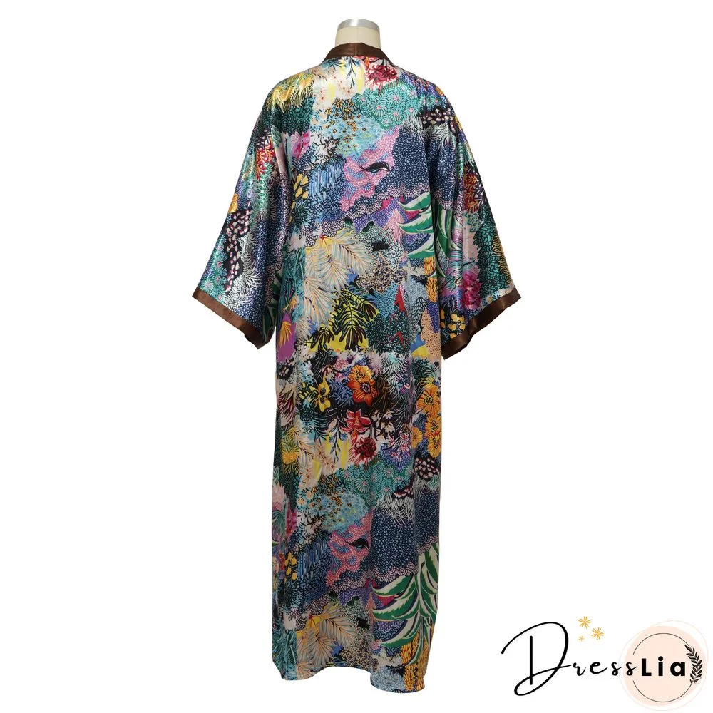 Loose Casual Cover Up Shirts Long Sleeve Cardigan