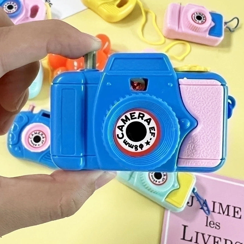 Children’s Cartoon Crab Square Round Cartoon Solid Color Camera Toy