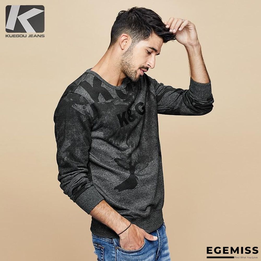 Men Autumn Cotton Black Print Letter Sweatshirts Fashion Japanese Streetwear Hip Hop Male Clothes Plus Size Top | EGEMISS
