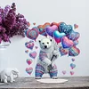 DIY Polar Bear Acrylic Special Shape Diamond Painting Tabletop Decor