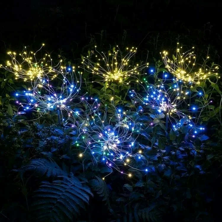 Outdoor LED Solar Firework Light