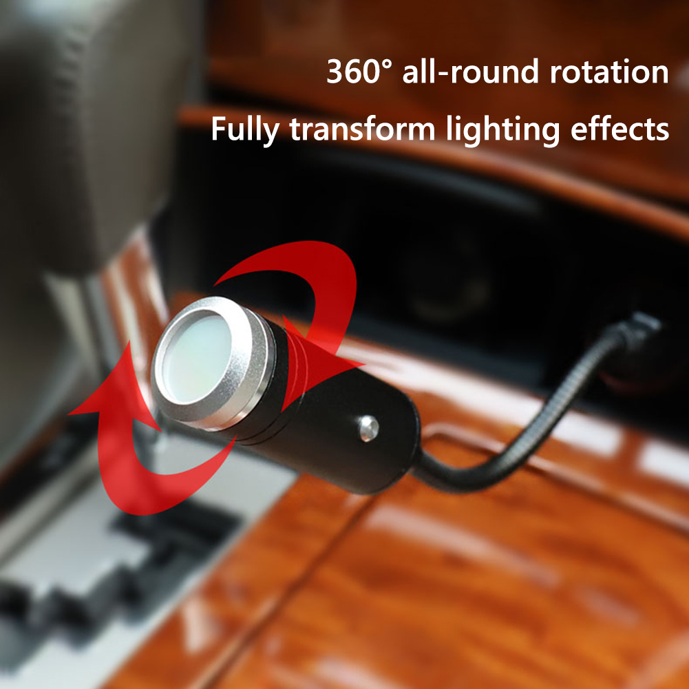 

8 Patterns Car Roof Star Night Light LED Sound Activated Galaxy Projector, Purple, 501 Original