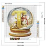 Diamond Painting-DIY Full Round Drill Ball Letter T（50x50cm）
