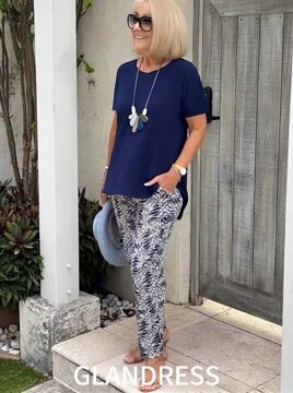 Vacation Two Piece Set Casual Holiday Loose Suit Two Piece Seaside Suit Holiday Clothing Sun Protection Suit