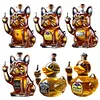 Prank Duck Glass Wine Bottle Middle Finger Whisky Dog Bottle Decanter for Bar