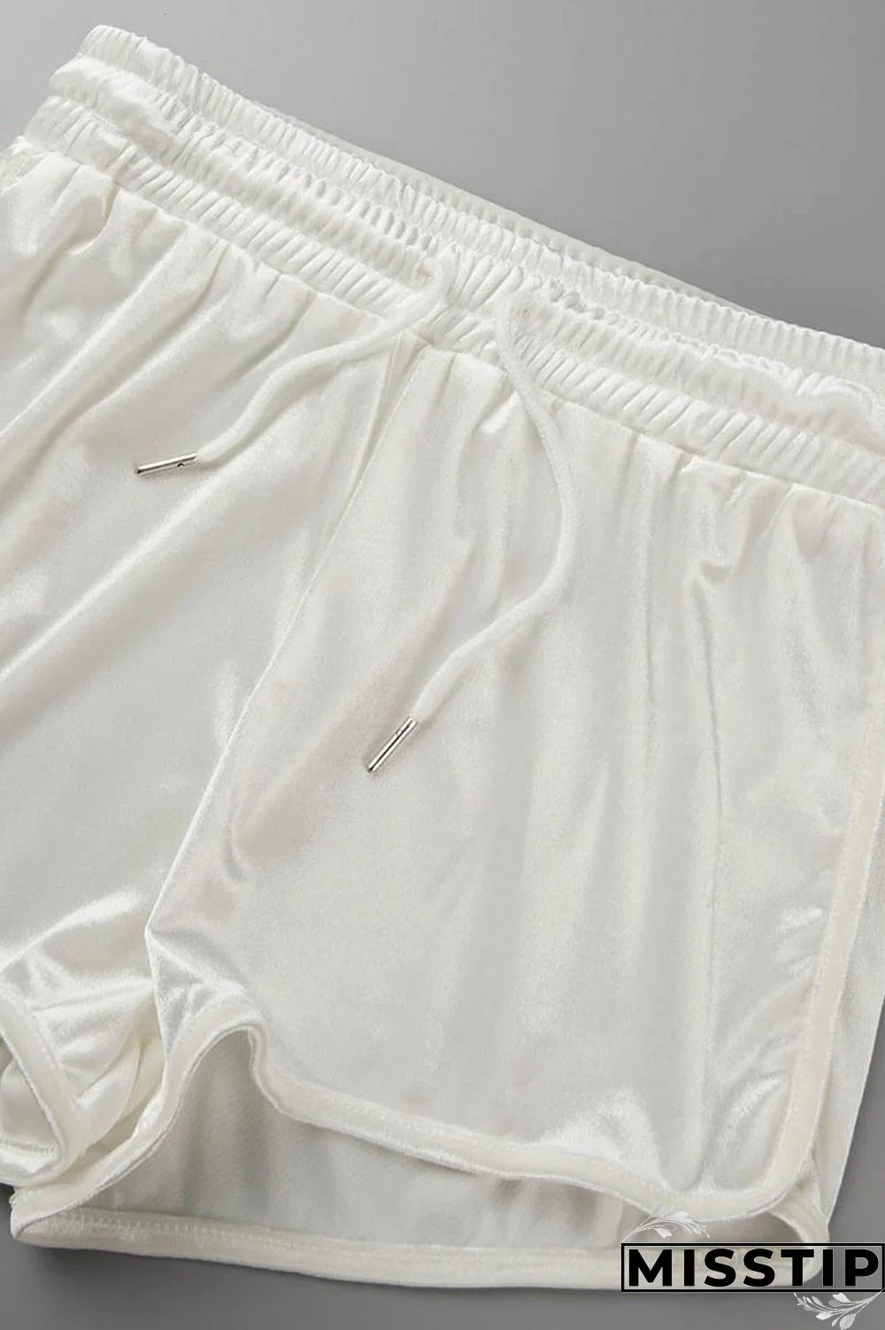 White Casual Solid Patchwork Hooded Collar Long Sleeve Two Pieces