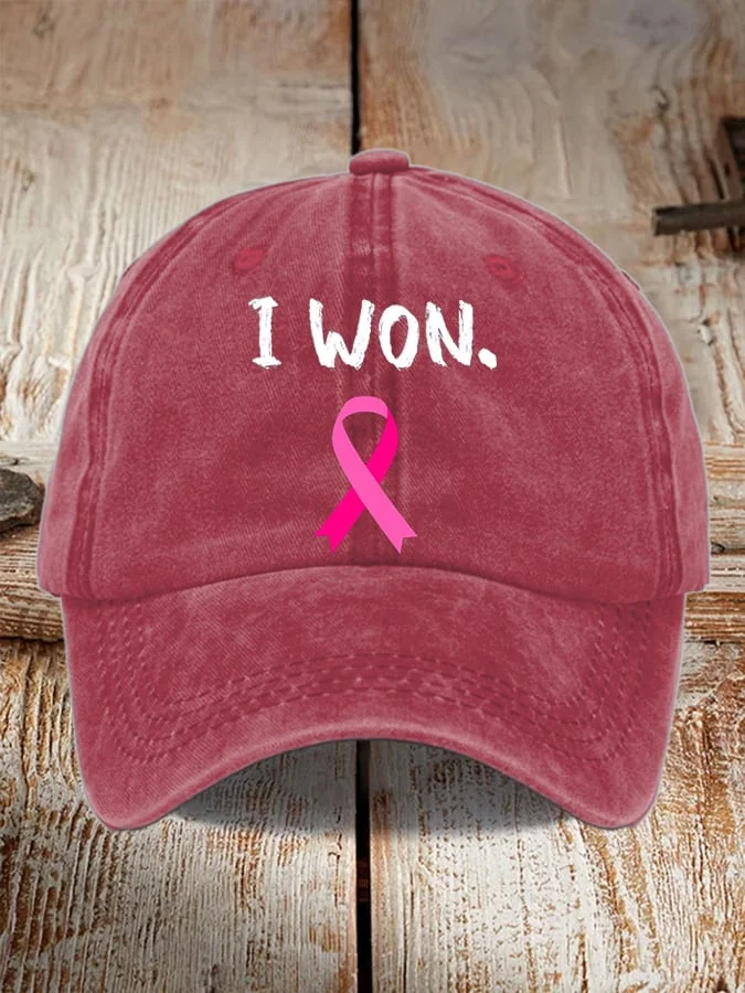 Breast Cancer Survivor Printed Casual Baseball Cap socialshop